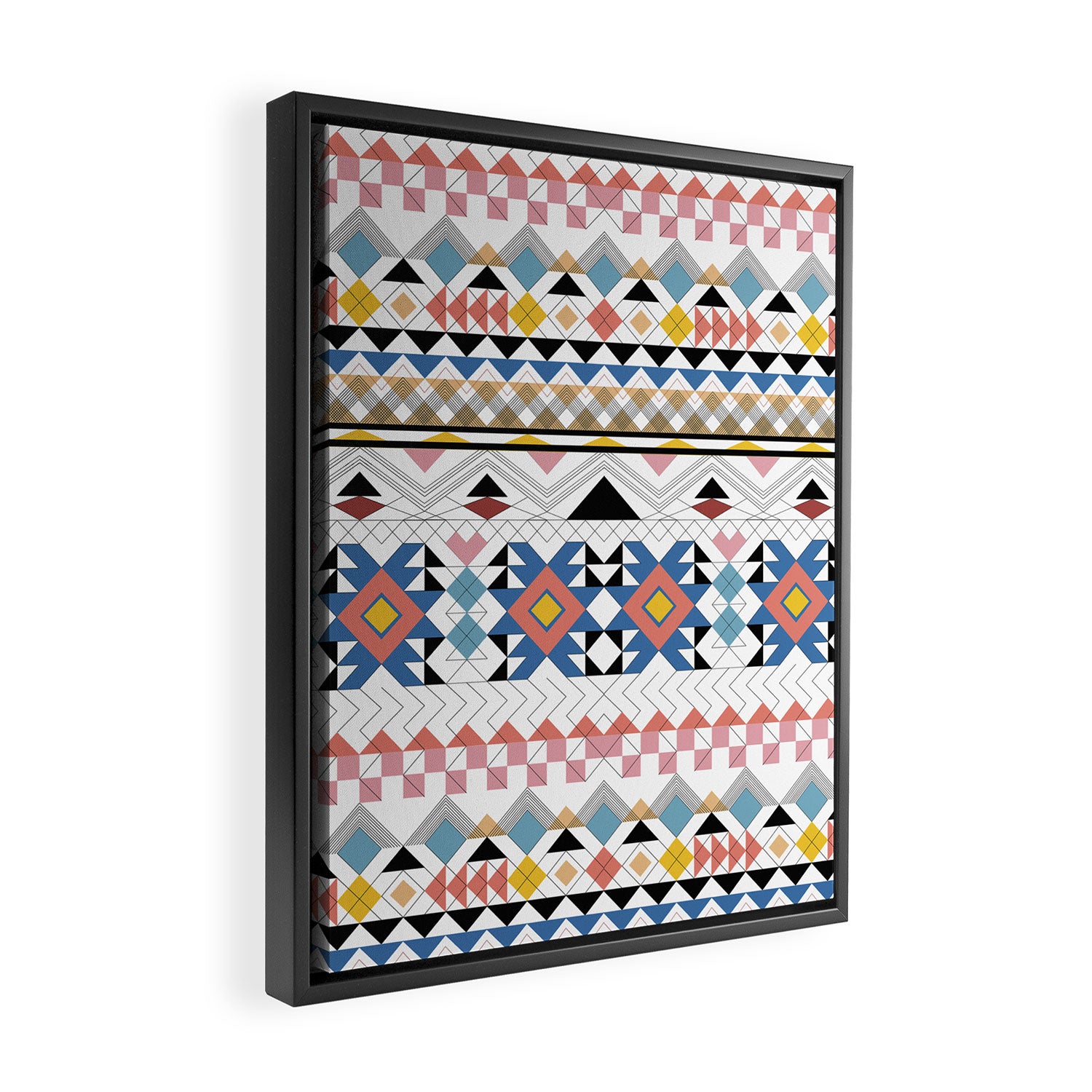 Modern Tribal G Framed Canvas Print Gallery Image 2