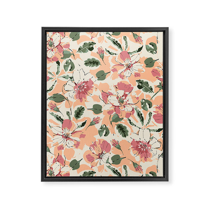 Modern tropical garden PF01 Framed Canvas Print Gallery Image 1