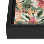 Modern tropical garden PFG2 Framed Canvas Print Gallery Image 3