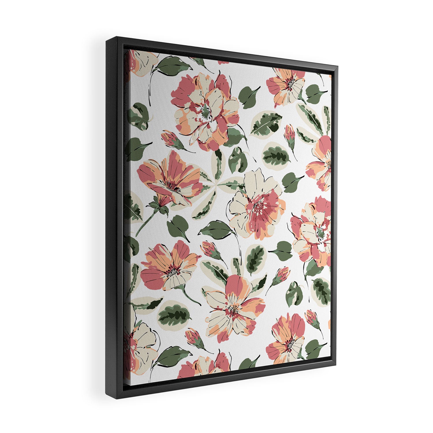 Modern tropical garden WGP Framed Canvas Print Gallery Image 2