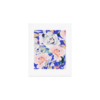 Modern Vibrant Flowery Garden B Art Print Gallery Image 1
