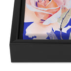 Modern Vibrant Flowery Garden B Framed Canvas Print Gallery Image 3