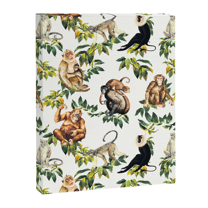 Monkeys, orangutans and more Canvas Print Gallery Image 1
