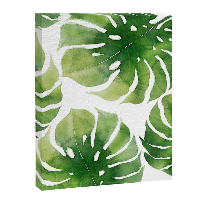 Monstera watercolor I Canvas Print Gallery Image 1