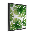 Monstera watercolor I Framed Canvas Print Gallery Image 2