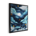 Moonlit Cloud Fantasy A Framed Canvas Print Gallery Image 2