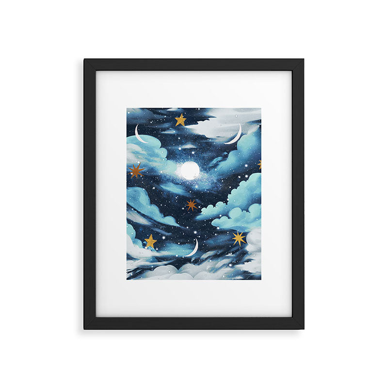 Moonlit Cloud Fantasy A Framed Art Print Gallery Image 6