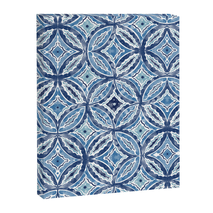 Moroccan Vibes Indigo C Canvas Print Gallery Image 1