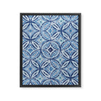 Moroccan Vibes Indigo C Framed Canvas Print Gallery Image 8