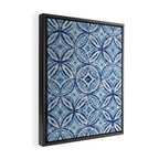 Moroccan Vibes Indigo C Framed Canvas Print Gallery Image 2