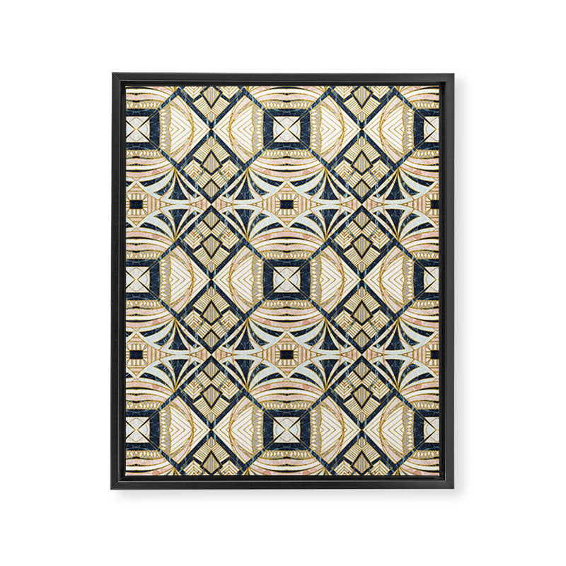 Mosaic marbled art deco II Framed Canvas Print Gallery Image 8