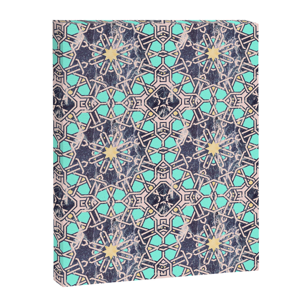 Mosaic moroccan tile B Canvas Print Gallery Image 6