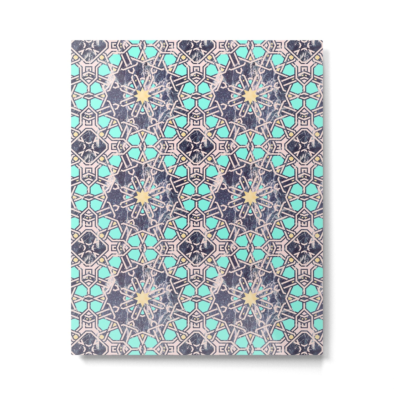 Mosaic moroccan tile B Metal Print Gallery Image 4