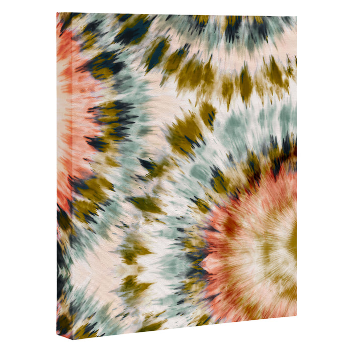 Mosaic tie dye 45B Canvas Print Gallery Image 1