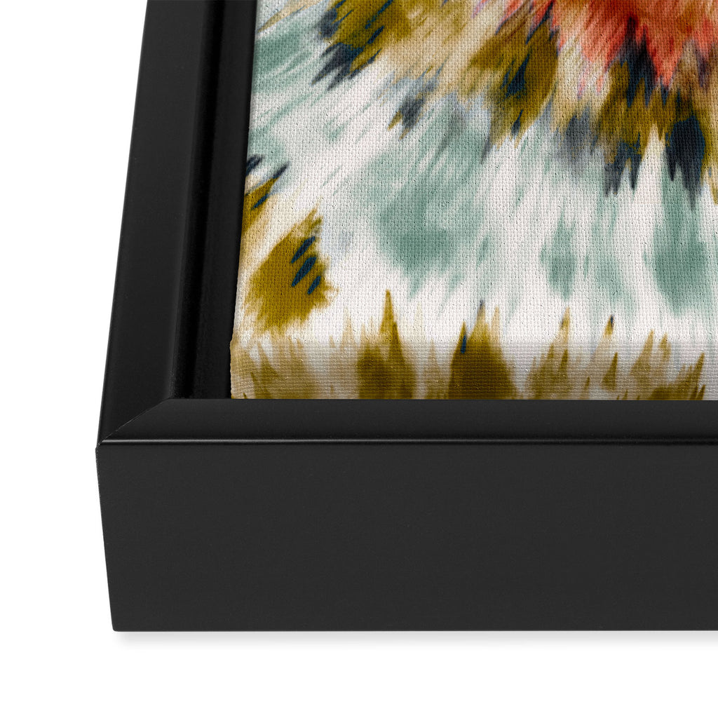 Mosaic tie dye 45B Framed Canvas Print Gallery Image 3