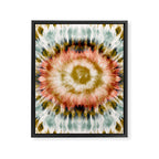 Mosaic tie dye 45B Framed Canvas Print Gallery Image 8