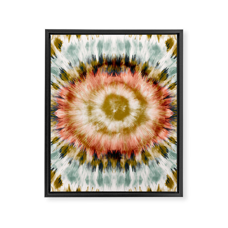 Mosaic tie dye 45B Framed Canvas Print Gallery Image 8