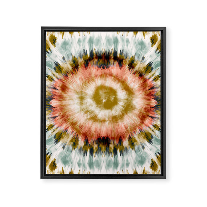 Mosaic tie dye 45B Framed Canvas Print Gallery Image 1