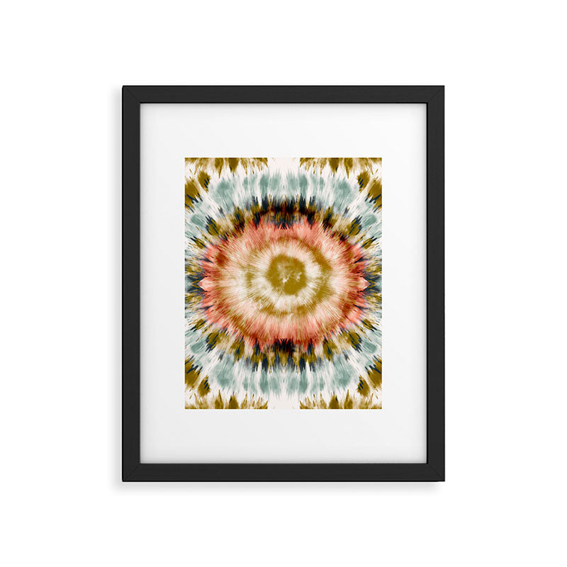 Mosaic tie dye 45B Framed Art Print Gallery Image 6