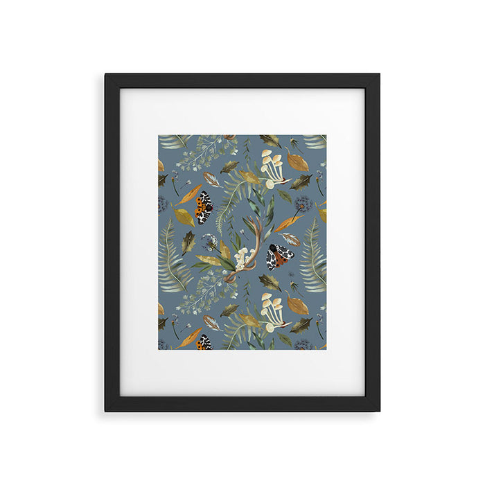 Moths Mystical Woodland B Framed Art Print Gallery Image 1