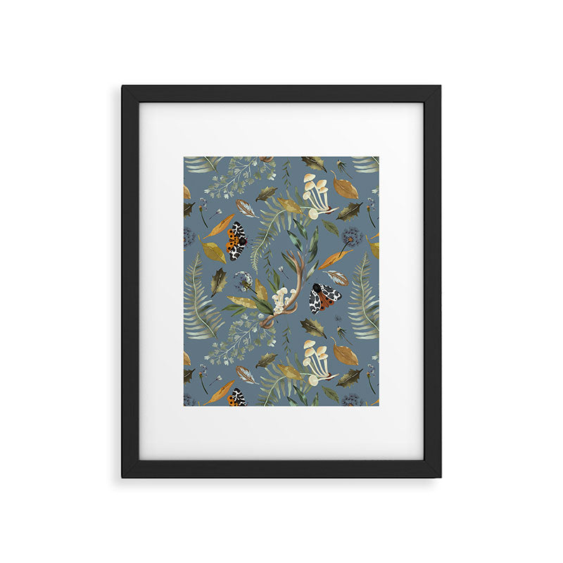 Moths Mystical Woodland B Framed Art Print Gallery Image 4