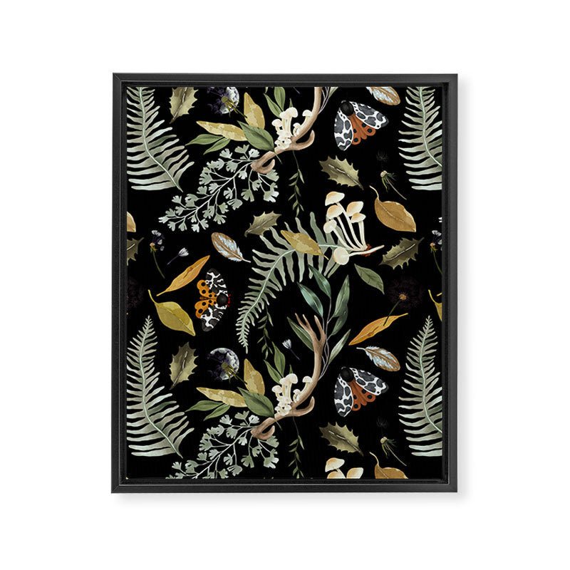 Moths Mystical Woodland D Framed Canvas Print Gallery Image 8