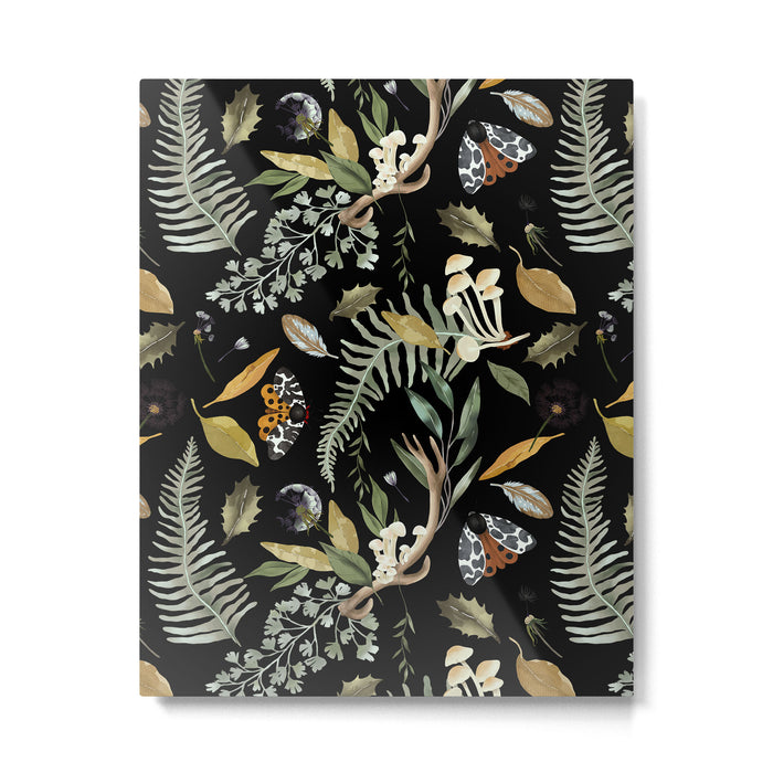 Moths Mystical Woodland D Metal Print Gallery Image 1