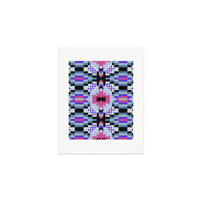 MP Tribal geometric A Art Print Gallery Image 1