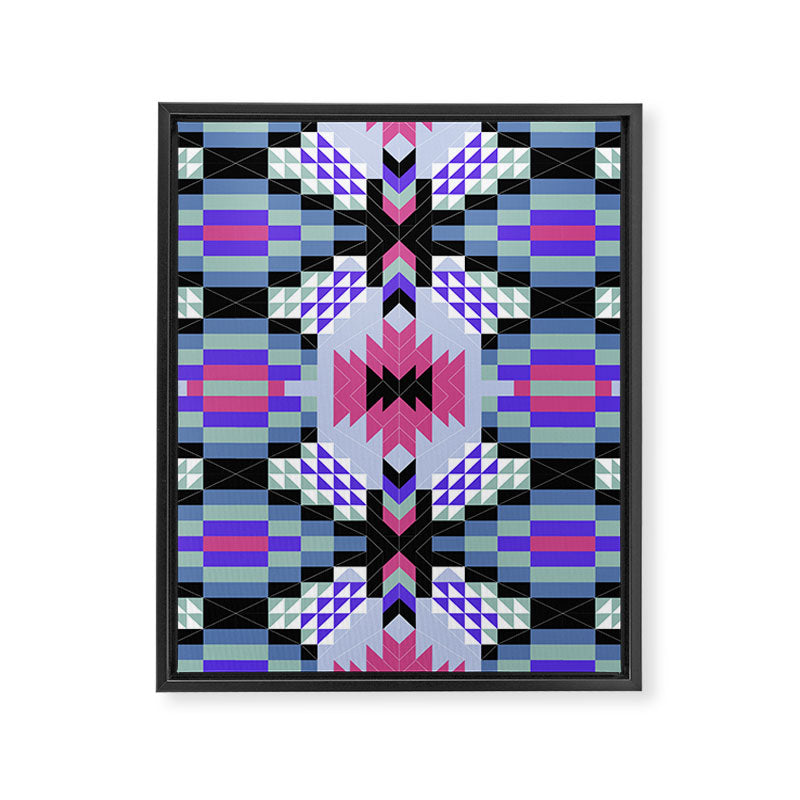 MP Tribal geometric A Framed Canvas Print Gallery Image 8