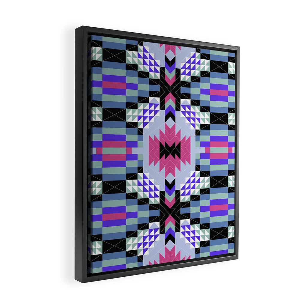 MP Tribal geometric A Framed Canvas Print Gallery Image 2