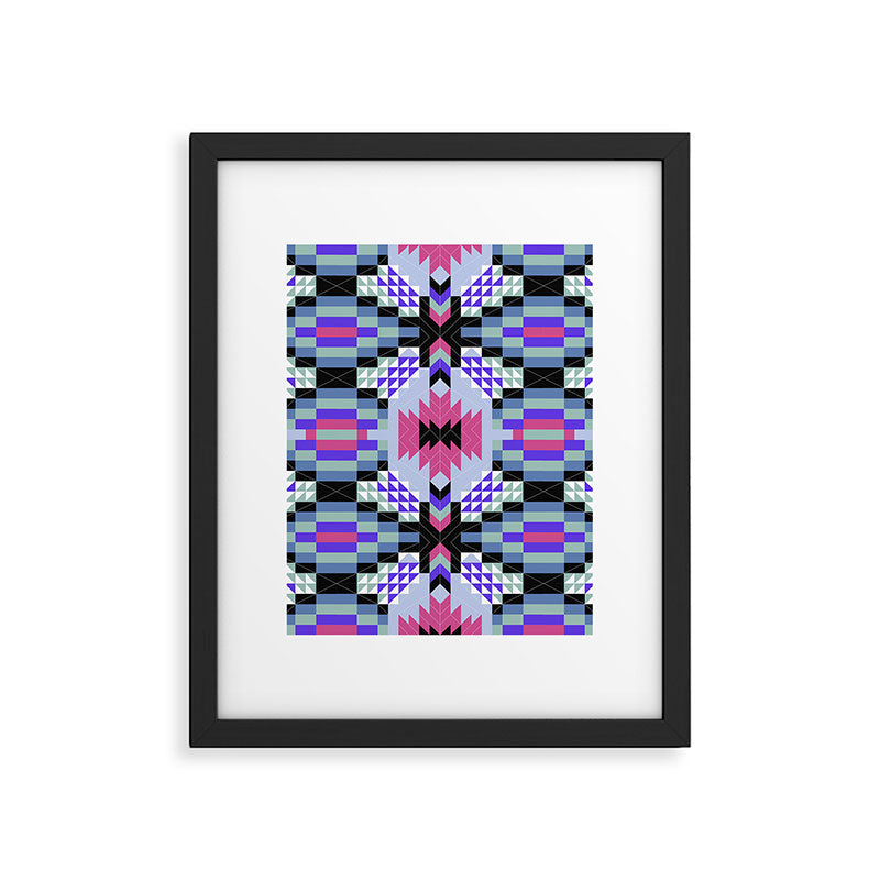 MP Tribal geometric A Framed Art Print Gallery Image 6