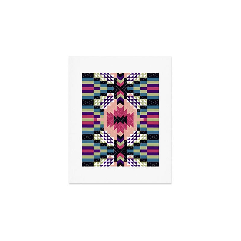 MP Tribal geometric B Art Print Gallery Image 1