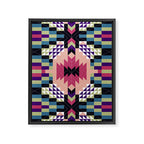 MP Tribal geometric B Framed Canvas Print Gallery Image 8