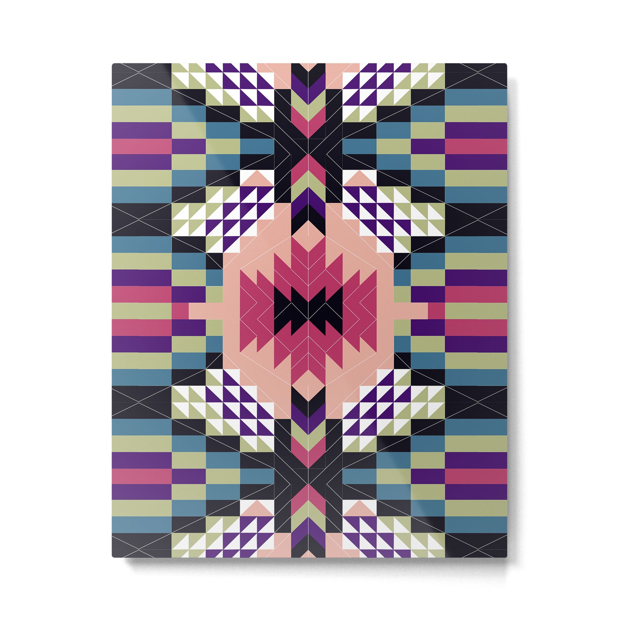MP Tribal geometric B Metal Print Gallery Image 6