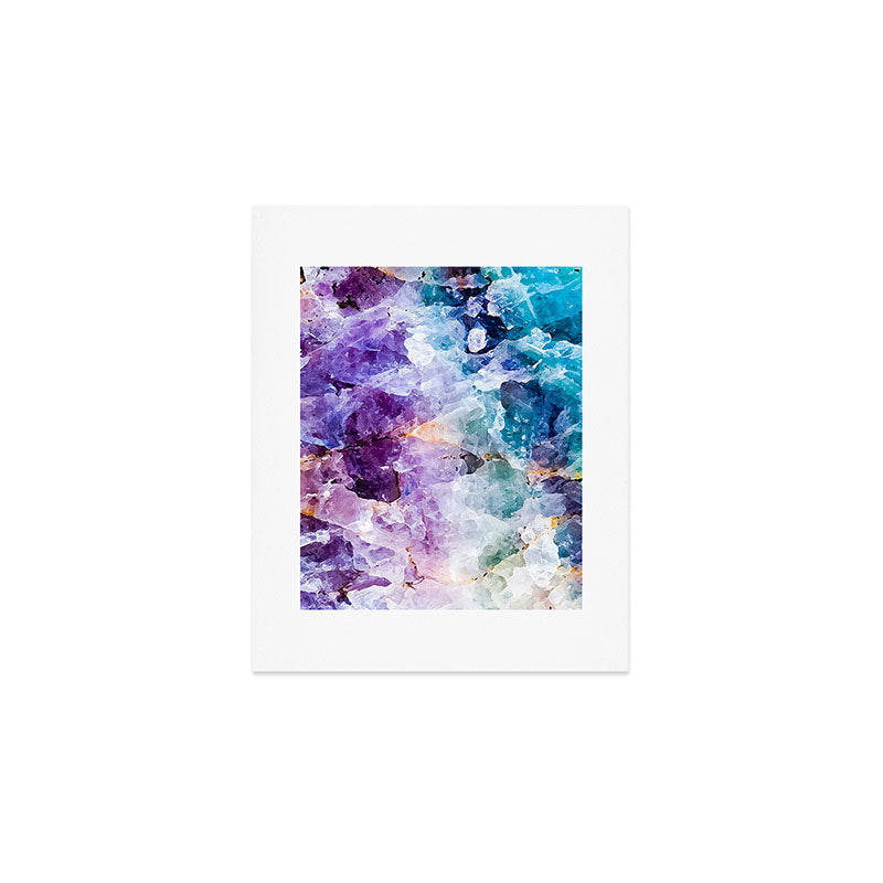 Multicolor quartz texture Art Print Gallery Image 1