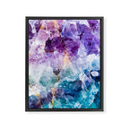 Multicolor quartz texture Framed Canvas Print Gallery Image 8