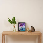 Multicolor quartz texture Framed Canvas Print Gallery Image 4