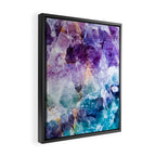 Multicolor quartz texture Framed Canvas Print Gallery Image 2