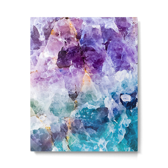 Multicolor quartz texture Metal Print Gallery Image 1