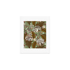 Mushrooms in moon forest G Art Print Gallery Image 1