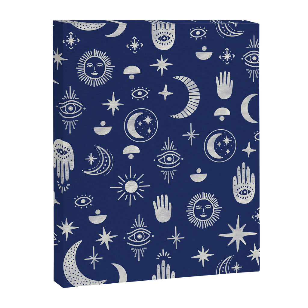 Mystic symbols in the dark sky Canvas Print Gallery Image 8