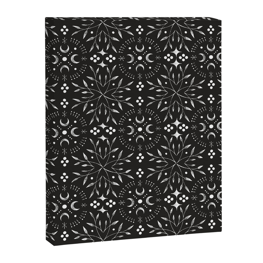 Mystical mosaic lunar phases BN Canvas Print Gallery Image 8