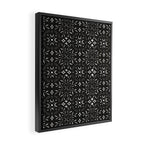 Mystical mosaic lunar phases BN Framed Canvas Print Gallery Image 2