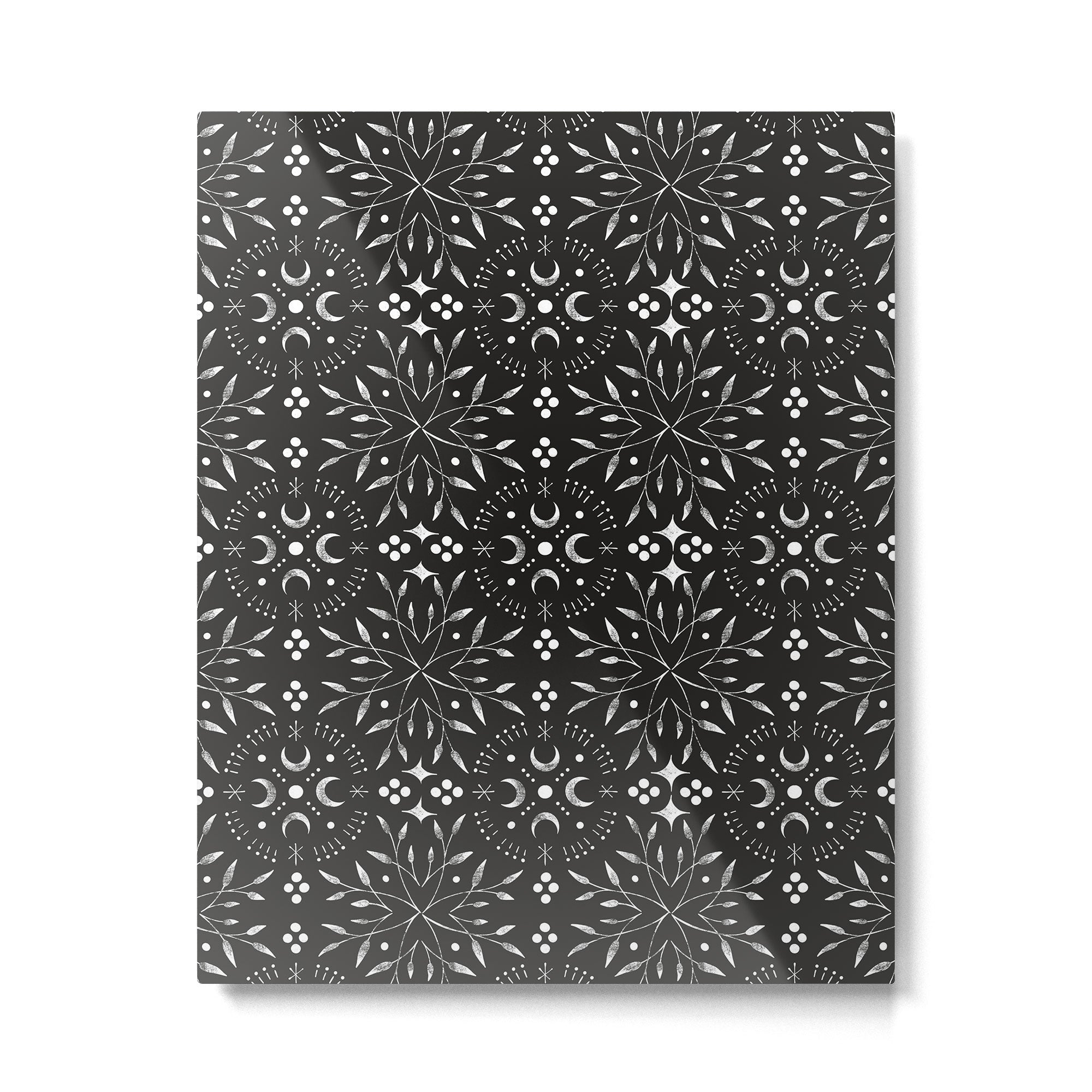 Mystical mosaic lunar phases BN Metal Print Gallery Image 6