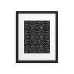 Mystical mosaic lunar phases BN Framed Art Print Gallery Image 6