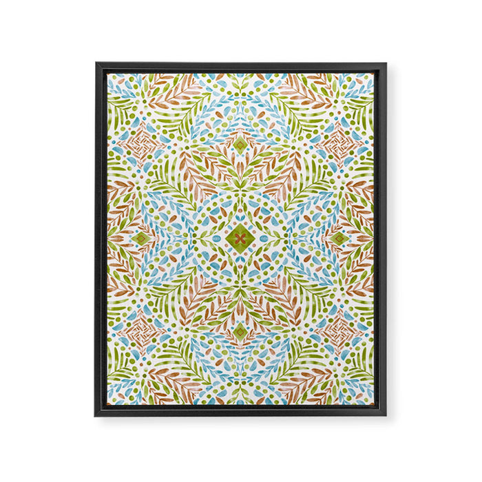 Natural Foliage Fusion G Framed Canvas Print Gallery Image 1