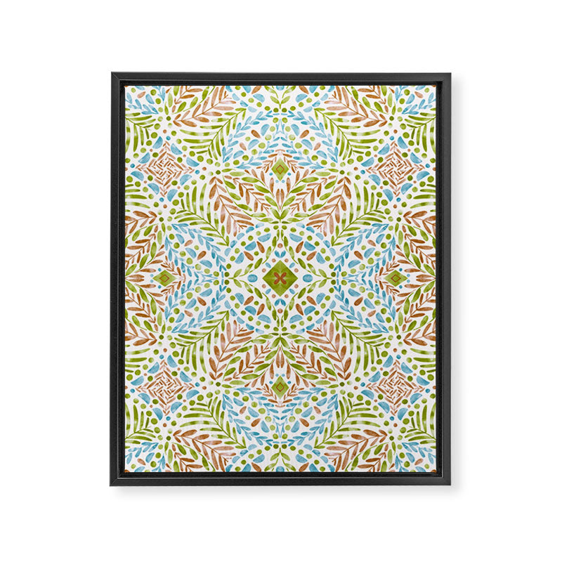 Natural Foliage Fusion G Framed Canvas Print Gallery Image 8