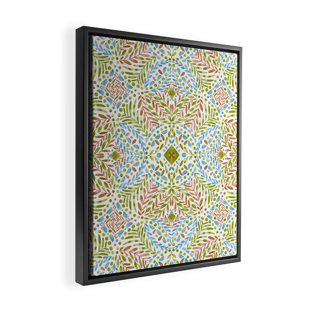 Natural Foliage Fusion G Framed Canvas Print Gallery Image 2