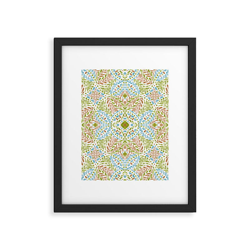Natural Foliage Fusion G Framed Art Print Gallery Image 6