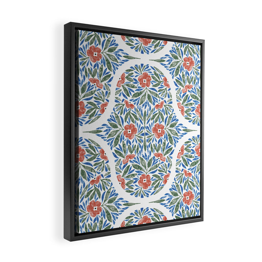 Nature Bouquet Charm Framed Canvas Print Gallery Image 2